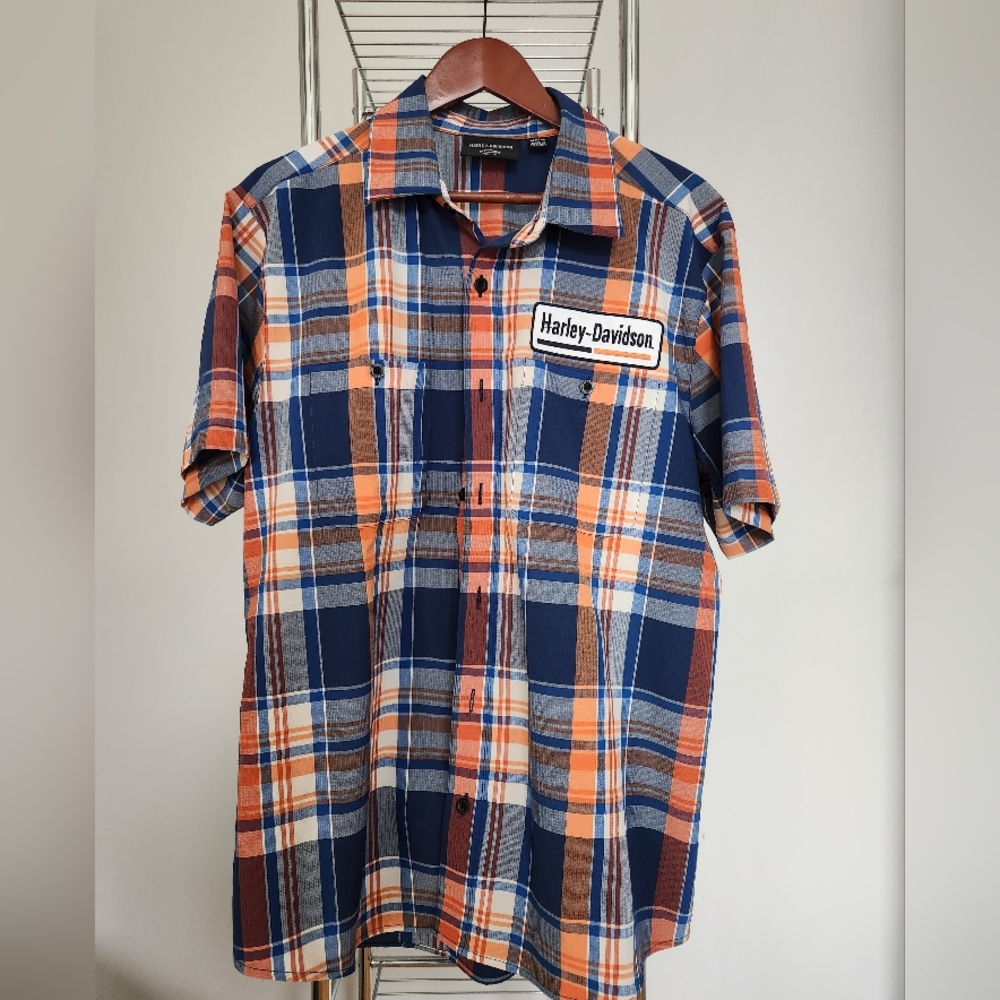 Genuine H-D Men's S/S Button Down Shirt